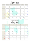 April May 2027 Calendar Printable